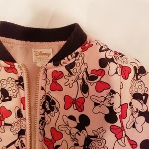 Minnie Mouse Satin-like Bomber Jacket